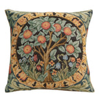 William Morris Birds Face to Face II Tapestry Throw Pillow Cover 19 x 19 in