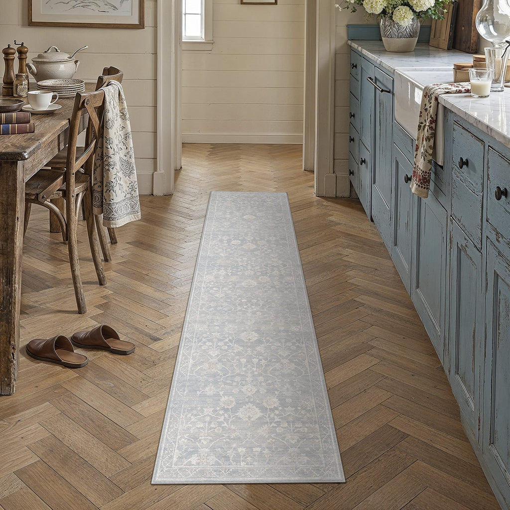 HUGEAR 8x10 Beige Neutral Area Rugs Washable Rug Carpet