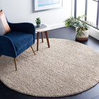SAFAVIEH Natura Runner Rug 2x6 Wool Knotted, Beige NAT620B
