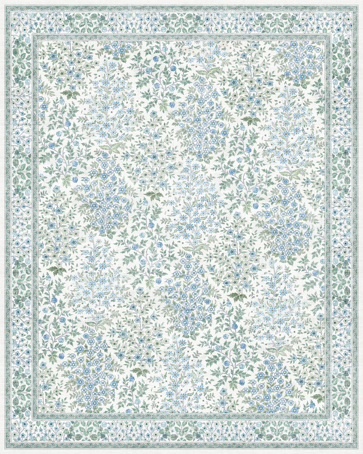 8x10 Area Rugs, Machine Washable Low Pile Floral Rugs for Living Room, Bedroom, Large Boho Area Rug with Non-Slip Backing for Dining Room(Pink Floral)