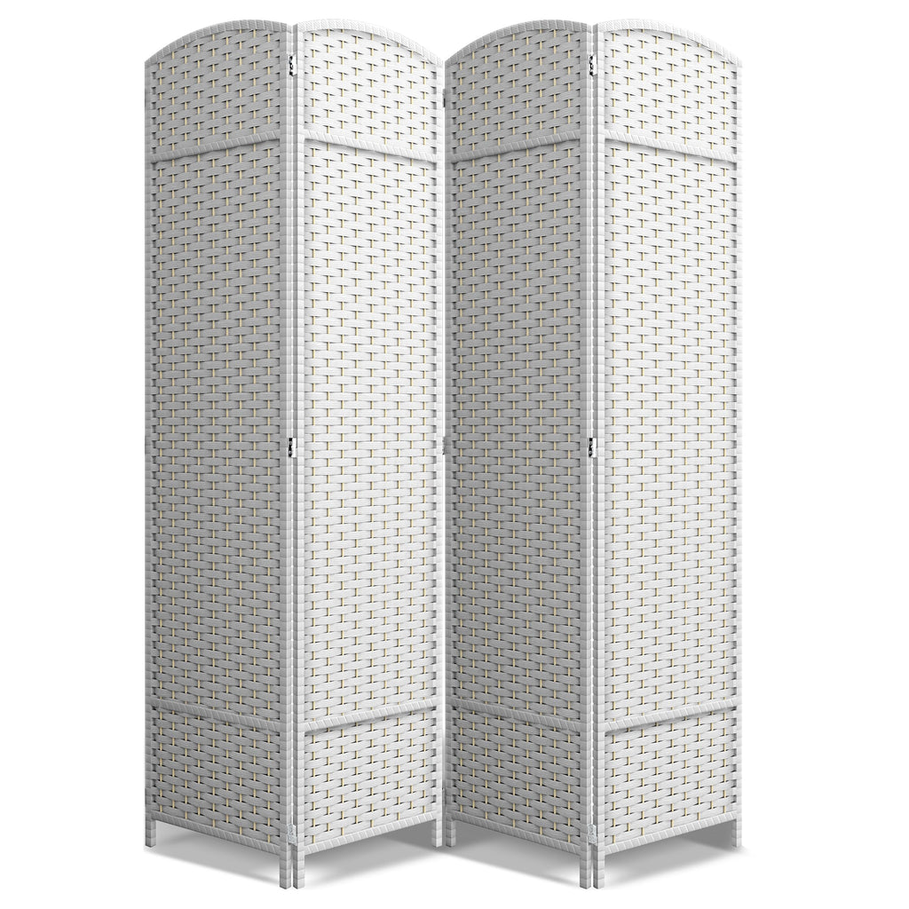 Sorbus Foldable Room Divider, Mesh Privacy Screen (8 Panel, Chocolate)