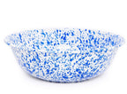 Enamelware Benson Basin, 32 quart, Red/White Splatter (Single)