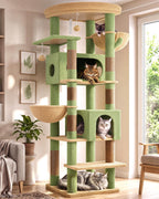 Globlazer 74in Heavy Duty Cat Tree Tower for Indoor Cats Large Adult, S74
