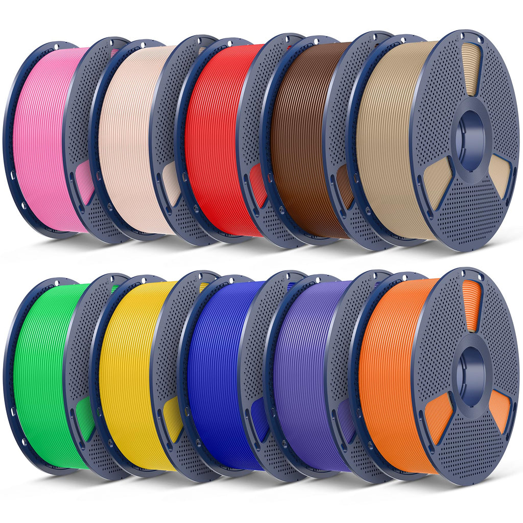 SUNLU PLA Plus Filament 1.75mm, 10KG Bundle, Black & White