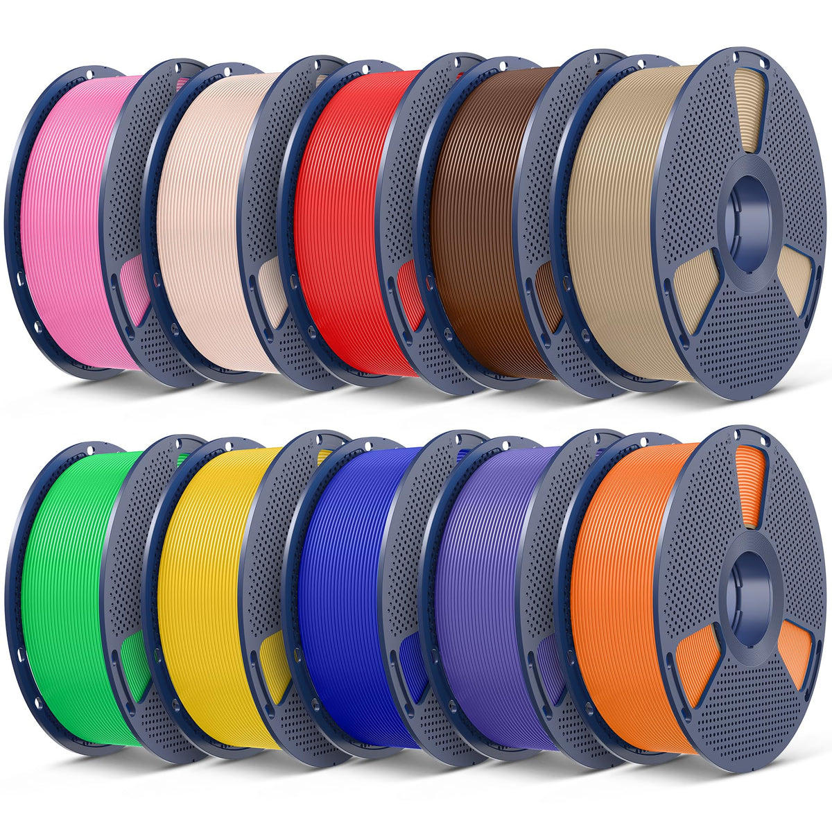 SUNLU PLA Plus Filament 1.75mm, 10KG Bundle, Black & White