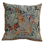 William Morris Birds Face to Face II Tapestry Throw Pillow Cover 19 x 19 in