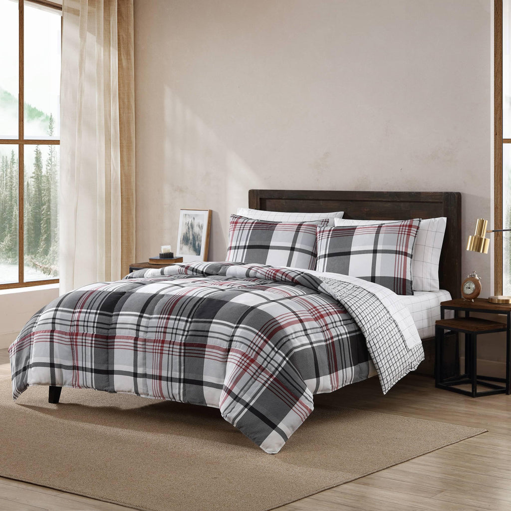 Eddie Bauer - Queen Duvet Cover Set with Shams