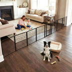FXW Dog Gate, Extra Wide Adjustable for Openings Up to 111", 32" H