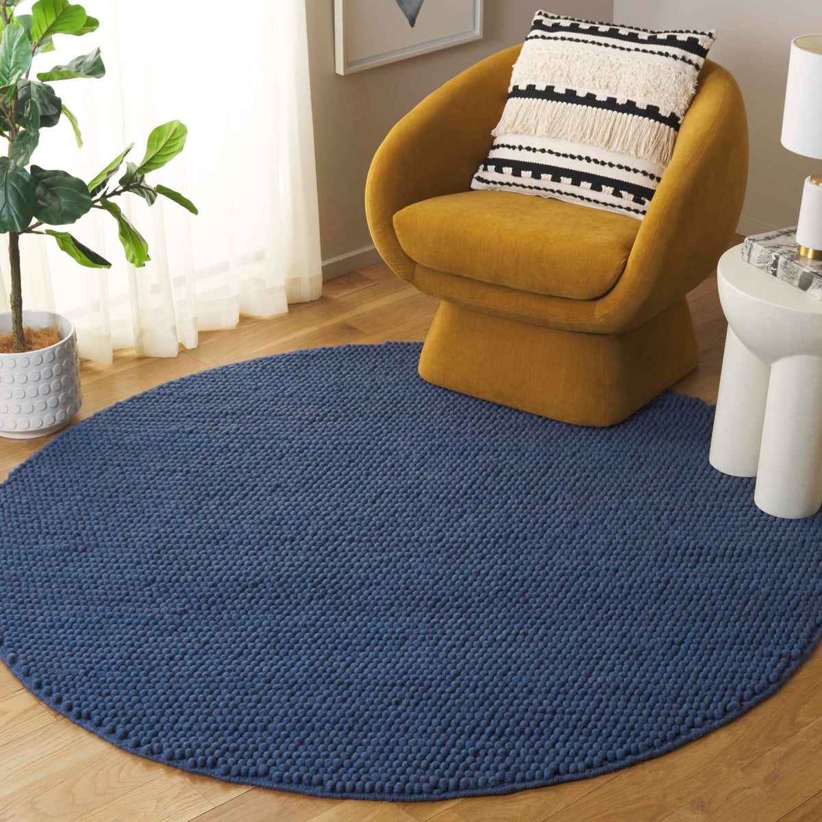 SAFAVIEH Natura Runner Rug 2x6 Wool Knotted, Beige NAT620B