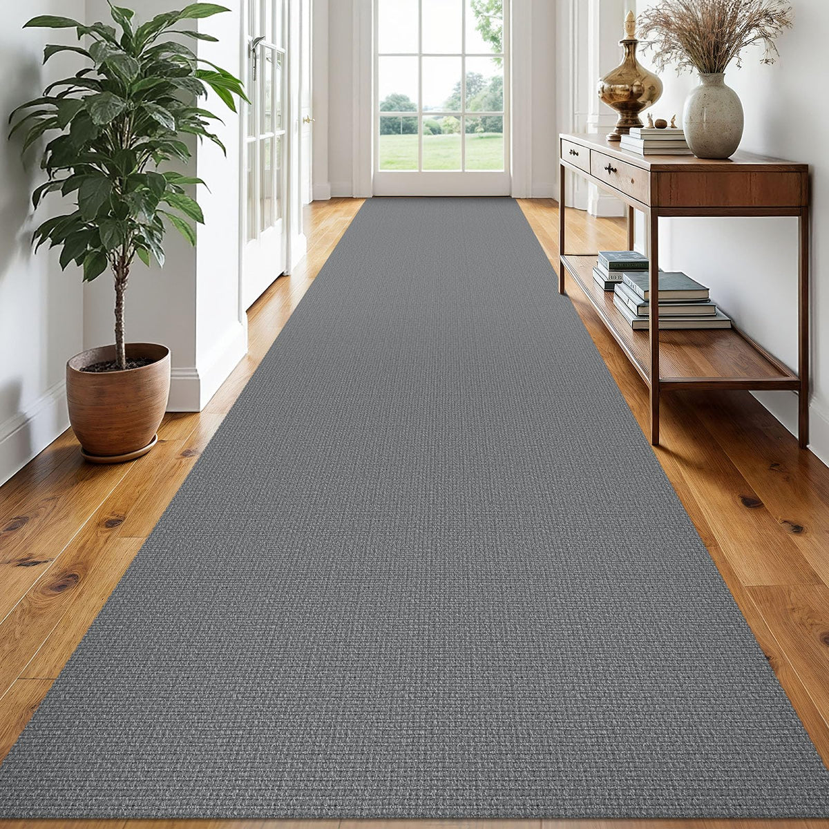 EARTHALL Washable Area Rug, Non Slip Living Room Rug, 5x7 Ft, Sand/Beige