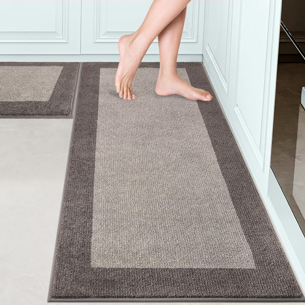 Runner Rug 24" x 96" for Kitchen, Floor, Hallway, Roll Packing