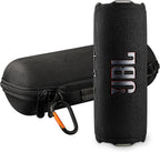 JBL FLIP 7 (Black) Waterproof Portable Speaker Bundle with X-Halo Hardcase (Black)