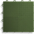 B2US5030 Deck and Patio Flooring Interlocking Tiles Perforated Pack, Green, 30-Pack