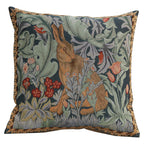 William Morris Birds Face to Face II Tapestry Throw Pillow Cover 19 x 19 in