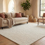 SAFAVIEH Natura Runner Rug 2x6 Wool Knotted, Beige NAT620B