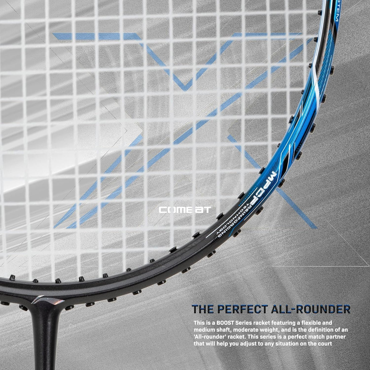 Li-Ning 3D Calibar X Combat Carbon Graphite Strung Racquets, 85 Grams, 30 Lbs String Tension and Free Full Cover