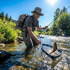 PLUSINNO Fishing Gear-Fishing Rod & Fishing Backpack, Fish Net,Tackle Box