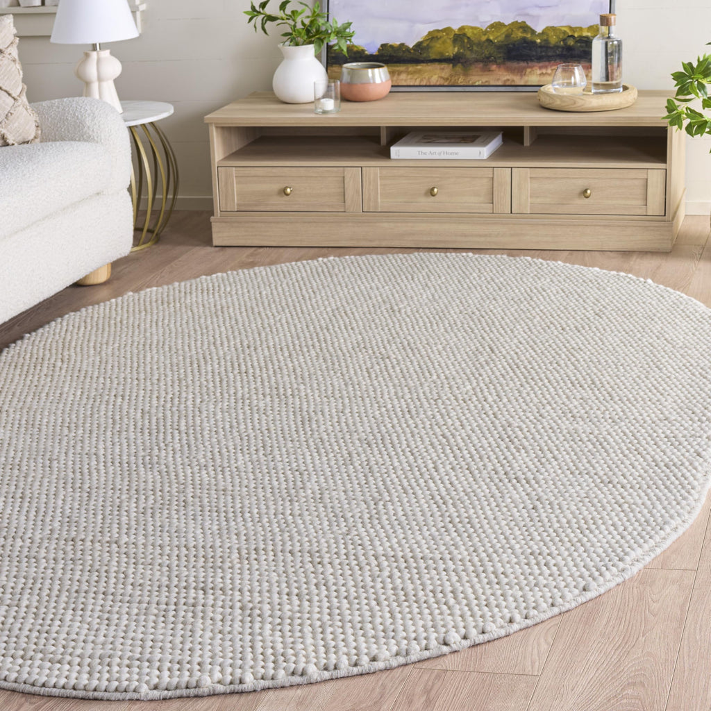 SAFAVIEH Natura Runner Rug 2x6 Wool Knotted, Beige NAT620B