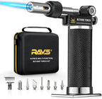 RAVS Butane Soldering Iron Kit, 14-Piece Multi-Function Butane Torch Kit