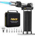 RAVS Butane Soldering Iron Kit, 14-Piece Multi-Function Butane Torch Kit