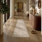 HUGEAR 8x10 Beige Neutral Area Rugs Washable Rug Carpet