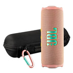 JBL FLIP 7 (Blue) Waterproof Portable Speaker Bundle with X-Halo Hardcase (Black)