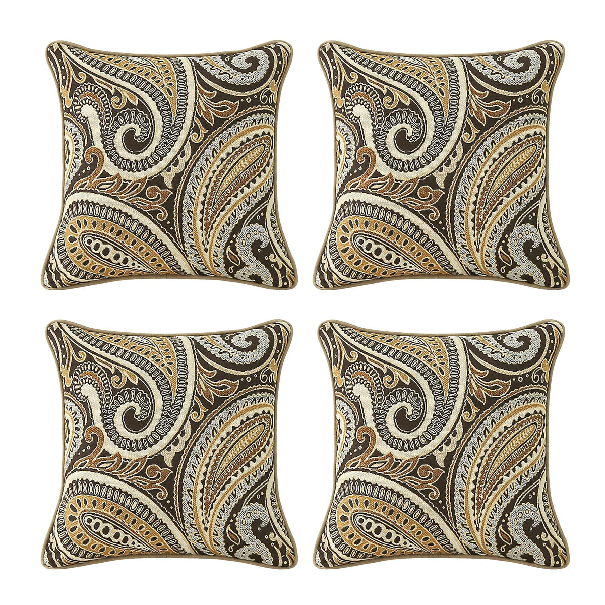 Outdoor Sunbrella Decorative Pillows Pack of 4, 20" x 12" Outdoor Pillow Set for Couch Bed Throw Patio Sofa, Airies Marble