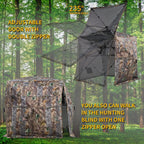 FUNHORUN Hunting Blind 270/360 See Through Deer Blind, Pop Up Ground Blind