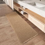 Upgraded Waffle Bath Mat Set of 2 Absorbent Bathroom Mat 18"x30" + 24"x48"
