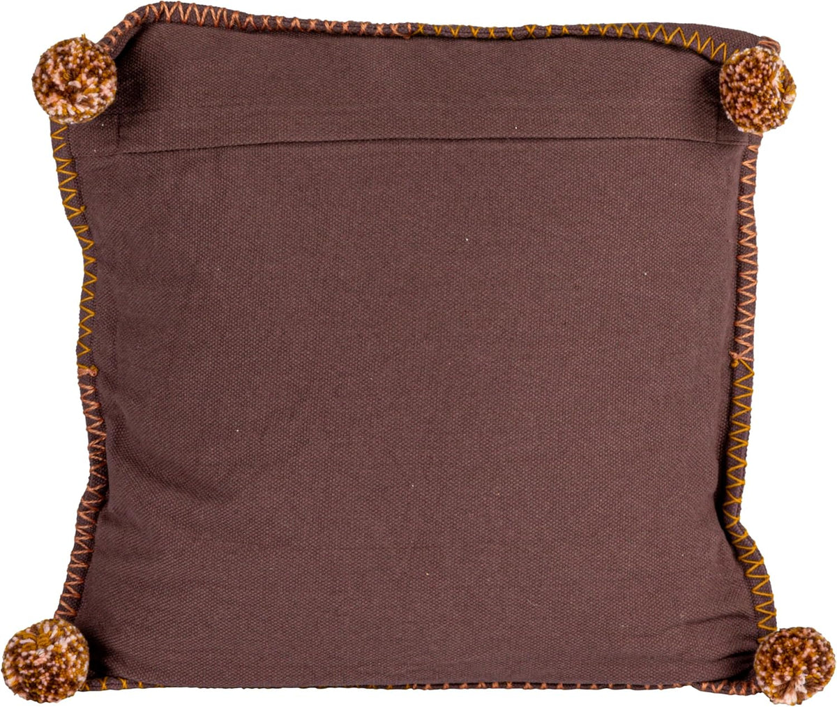 Creative Co-Op Embroidered Tufted Cotton Pillows, Multicolor, Set of 2