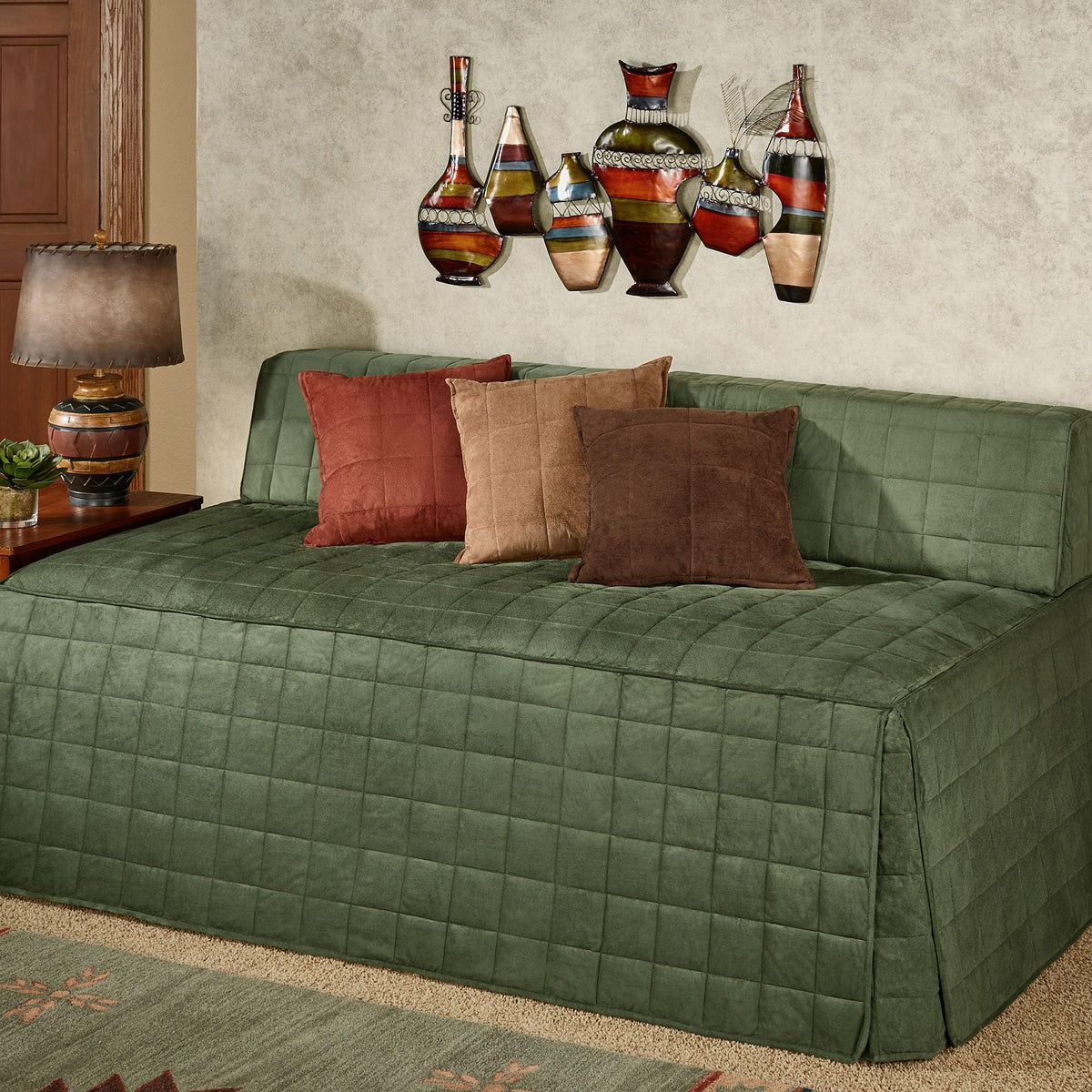 Touch of Class Camden Luxury Bedding, Russet, Queen, 3 Pc Set