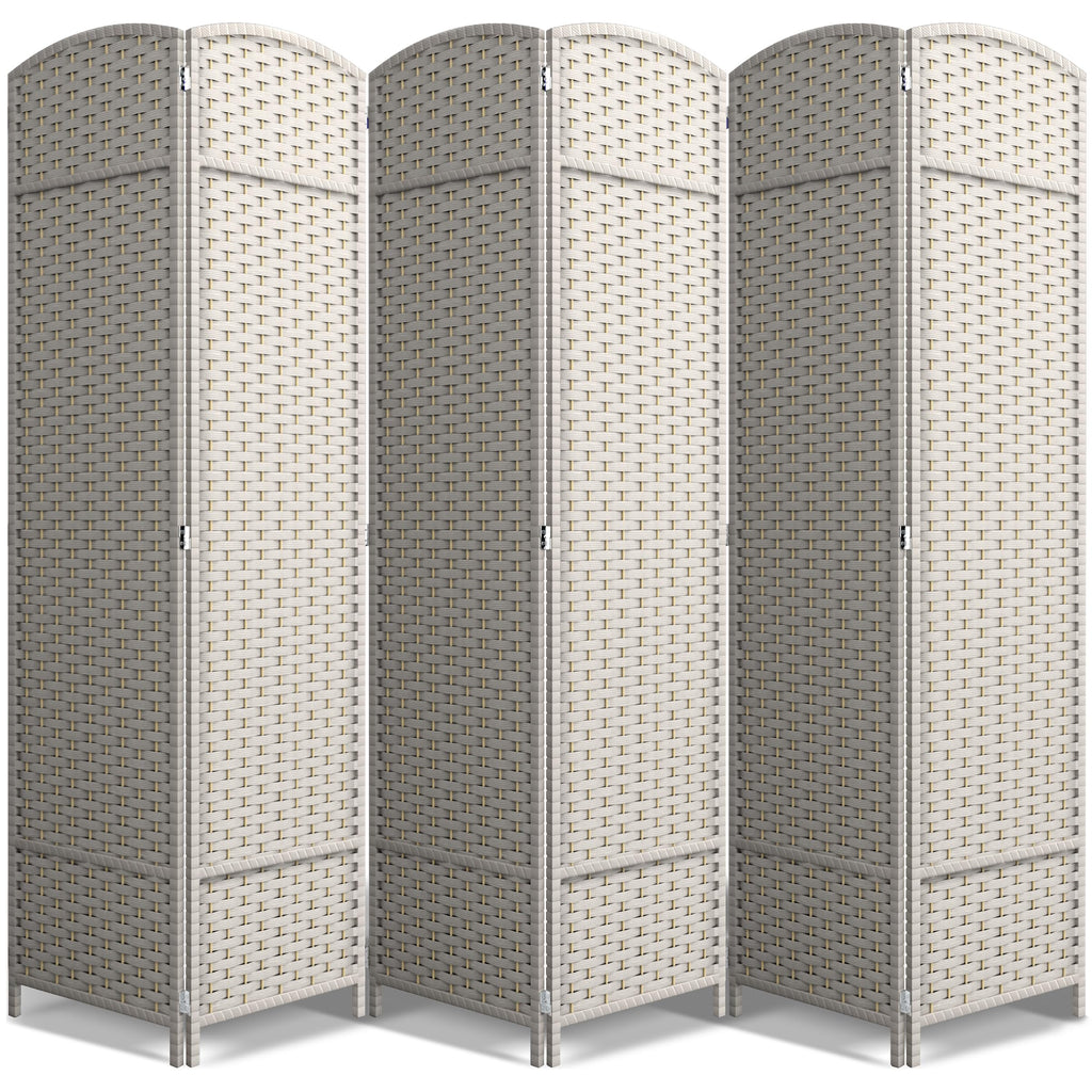 Sorbus Foldable Room Divider, Mesh Privacy Screen (6 Panel, Black)