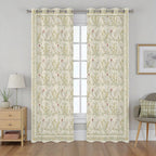 Sun Leopard Curtains 2 Panels, Sunburst Cheetah Blackout Curtains