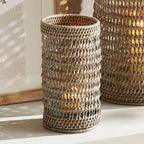 Napa Home & Garden Burma Rattan Hurricane Small Small Brown