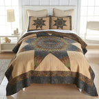Donna Sharp Cotton Twin Quilt - Campfire Square, 68" x 90"