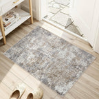 DMOYEST Area Rug Living Room Rugs 9x12 Washable Abstract Grey Carpet