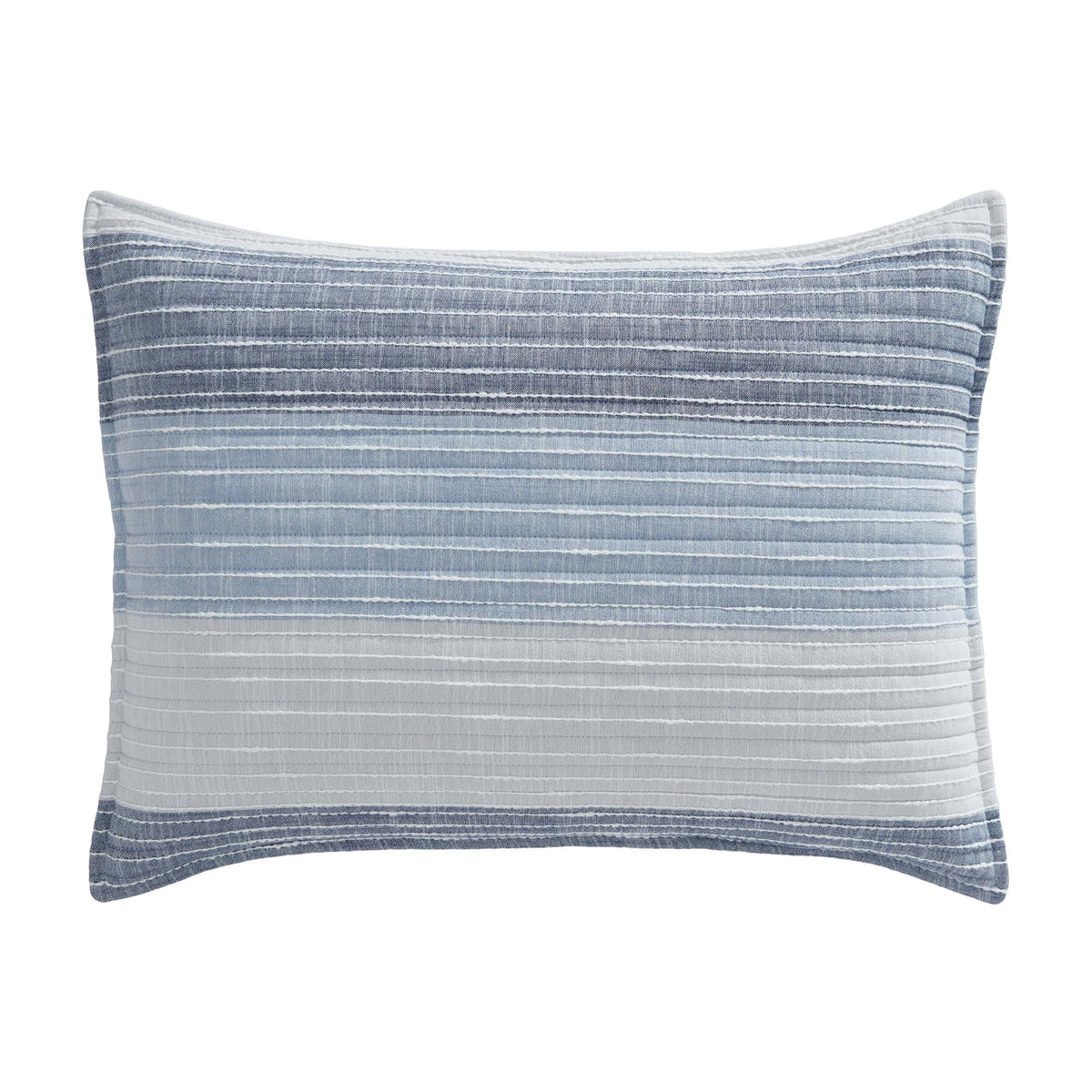 Levtex Home Sand Stripes Blue Queen Duvet Cover Set (90x94in) with 2 Pillowcases (26x20in) - Woven Jacquard Stripe - Blue, Grey, White - Cotton Queen Size Duvet Cover Set - Soft, Pre-Washed