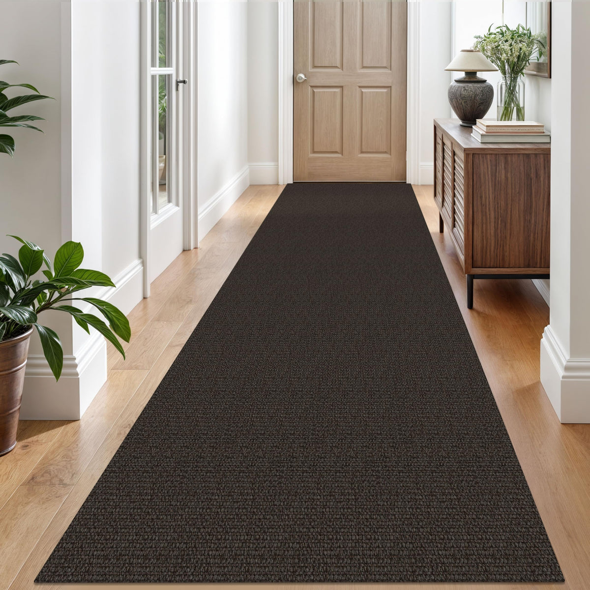 EARTHALL Washable Area Rug, Non Slip Living Room Rug, 5x7 Ft, Sand/Beige