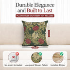 William Morris Chrysanthemum Multi Tapestry Throw Pillow Cover 16 x 16 in