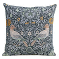 William Morris Birds Face to Face II Tapestry Throw Pillow Cover 19 x 19 in