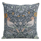 William Morris Birds Face to Face II Tapestry Throw Pillow Cover 19 x 19 in