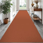 EARTHALL Woven Area Rugs 6x9 Ft Washable Living Room Rugs Non Slip Rubber Backed Dining Room Rug Braided Bedroom Rugs Indoor Floor Carpet for Living Room, Bedroom, Dining Room, Beige/Ivory
