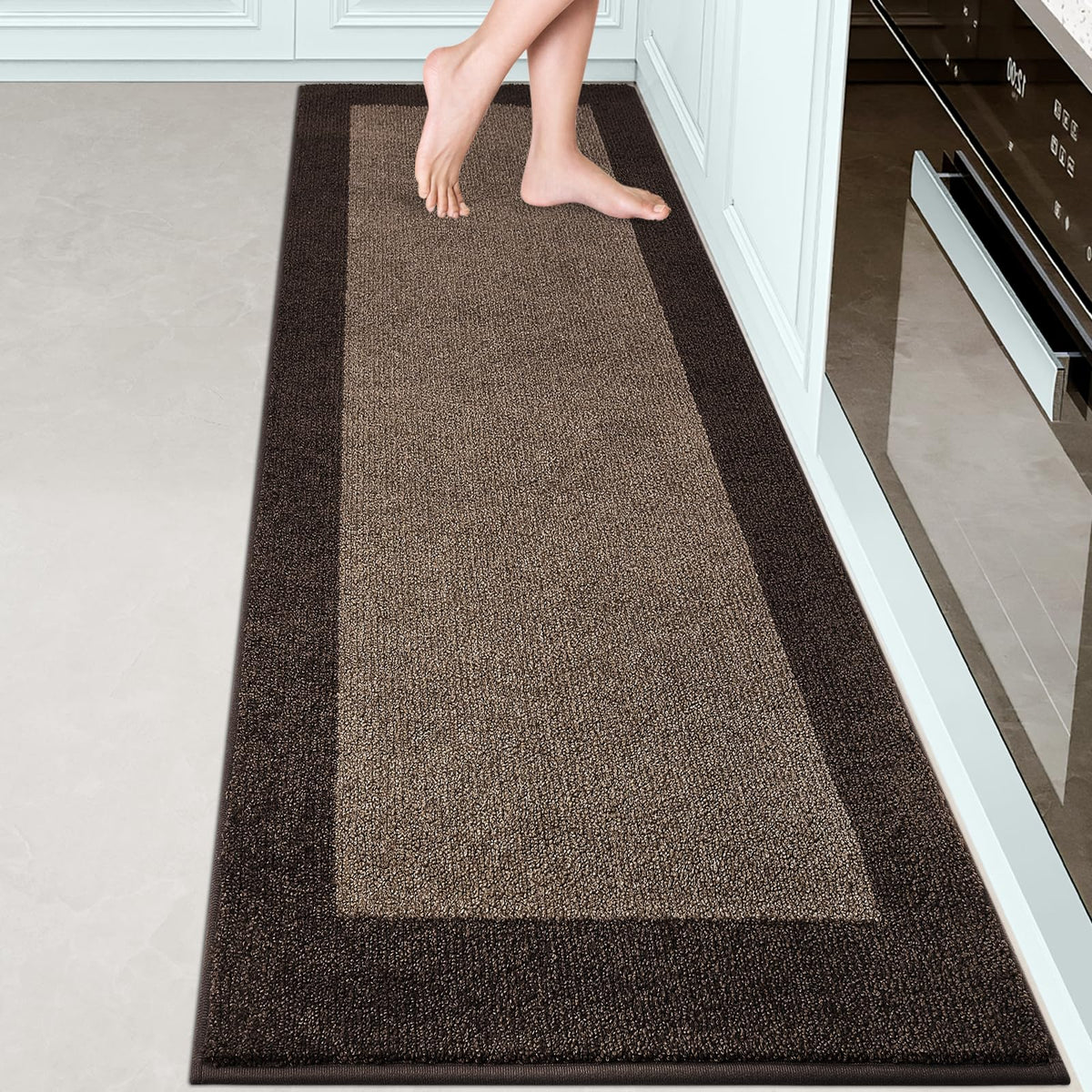 Runner Rug 24" x 96" for Kitchen, Floor, Hallway, Roll Packing