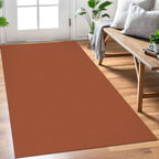 EARTHALL Woven Area Rugs 6x9 Ft Washable Living Room Rugs Non Slip Rubber Backed Dining Room Rug Braided Bedroom Rugs Indoor Floor Carpet for Living Room, Bedroom, Dining Room, Beige/Ivory