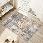DMOYEST Area Rug Living Room Rugs 9x12 Washable Abstract Grey Carpet