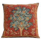 William Morris Birds Face to Face II Tapestry Throw Pillow Cover 19 x 19 in