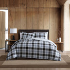 Eddie Bauer - Queen Duvet Cover Set with Shams
