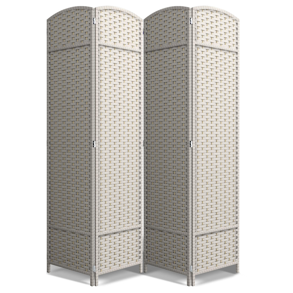 Sorbus Foldable Room Divider, Mesh Privacy Screen (6 Panel, Black)
