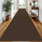 EARTHALL Woven Area Rugs 6x9 Ft Washable Living Room Rugs Non Slip Rubber Backed Dining Room Rug Braided Bedroom Rugs Indoor Floor Carpet for Living Room, Bedroom, Dining Room, Beige/Ivory