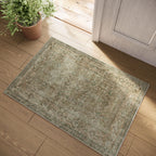 Washable Area Rugs for Living Room: 9x12 Bedroom Rug Boho Vintage Area Rug Stain Resistant Non Slip Low Pile Lightweight Soft Carpets for Dining Room Kitchen Nursery Kids Room Playroom Home Office